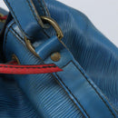 LOUIS VUITTON Epi Bicolor Petit Noe Shoulder Bag Castilian Red Blue Auth BA10999-15