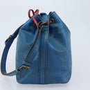 LOUIS VUITTON Epi Bicolor Petit Noe Shoulder Bag Castilian Red Blue Auth BA10999-4