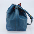 LOUIS VUITTON Epi Bicolor Petit Noe Shoulder Bag Castilian Red Blue Auth BA10999-5