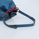LOUIS VUITTON Epi Bicolor Petit Noe Shoulder Bag Castilian Red Blue Auth BA10999-7