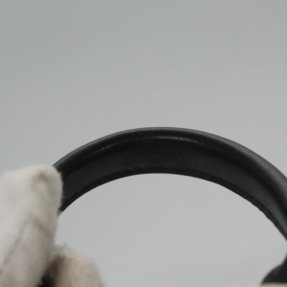 MCM Vicetos Logogram Backpack PVC Leather White Navy gold Auth BA110