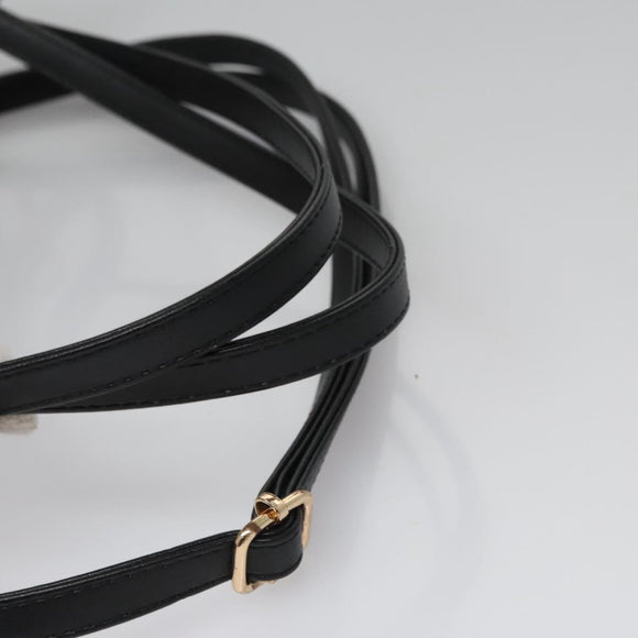 MCM Vicetos Logogram Backpack PVC Leather White Navy gold Auth BA110