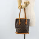 LOUIS VUITTON Monogram Bucket PM Shoulder Bag M42238 LV Auth BA11001-24