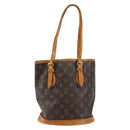 LOUIS VUITTON Monogram Bucket PM Shoulder Bag M42238 LV Auth BA11001-13
