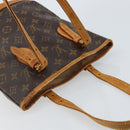 LOUIS VUITTON Monogram Bucket PM Shoulder Bag M42238 LV Auth BA11001-6