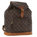 LOUIS VUITTON Monogram Montsouris GM Backpack M51135 LV Auth BA11002-1