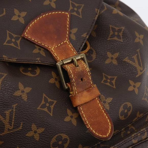 LOUIS VUITTON Monogram Montsouris GM Backpack M51135 LV Auth BA11002