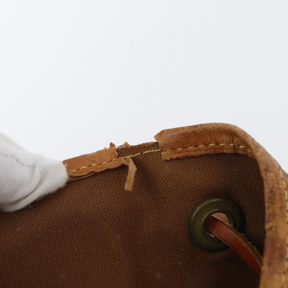 LOUIS VUITTON Monogram Montsouris GM Backpack M51135 LV Auth BA11002