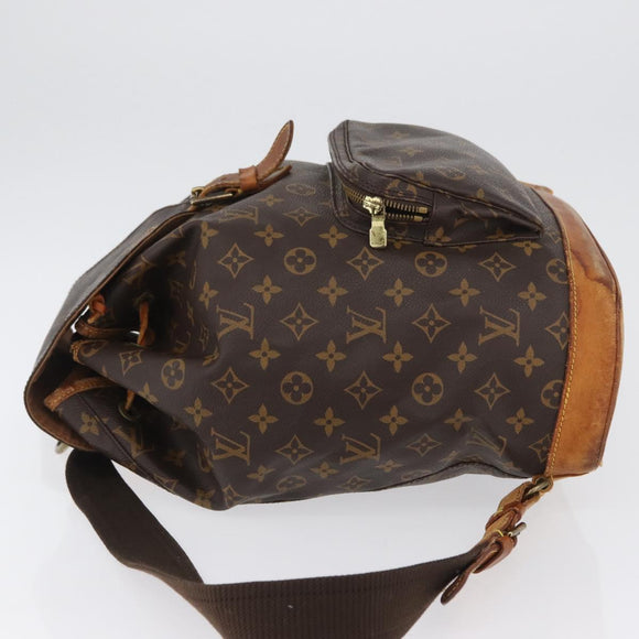LOUIS VUITTON Monogram Montsouris GM Backpack M51135 LV Auth BA11002