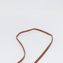 MCM Vicetos Logogram Shoulder Bag PVC Leather Brown Gold Auth BA11006-8