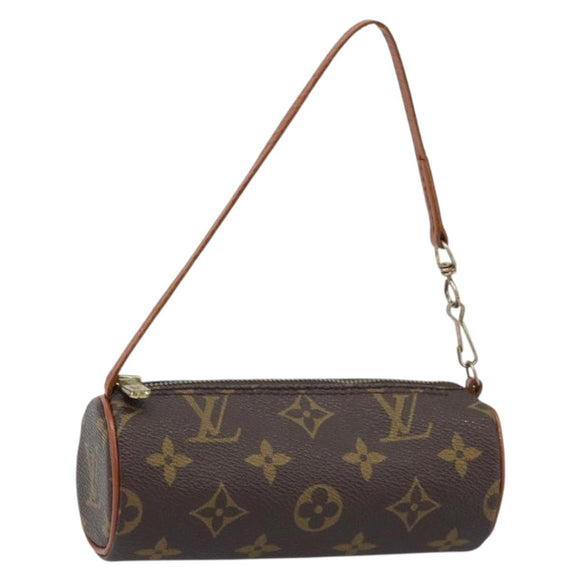 LOUIS VUITTON Monogram Papillon Pouch LV Auth BA11008