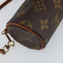 LOUIS VUITTON Monogram Papillon Pouch LV Auth BA11008-16