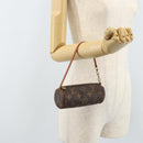 LOUIS VUITTON Monogram Papillon Pouch LV Auth BA11008-18