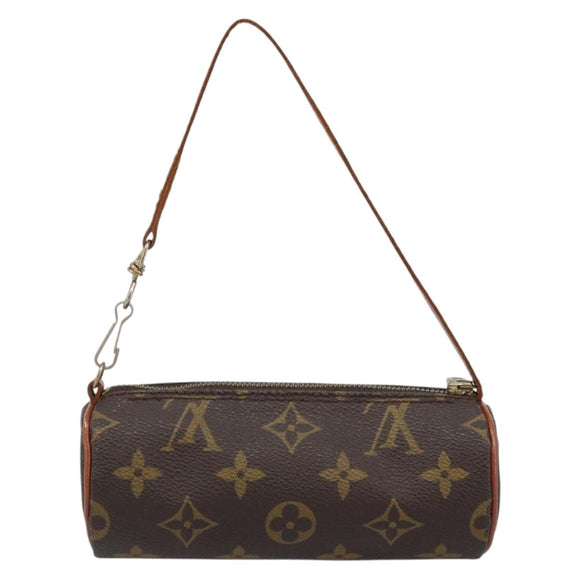 LOUIS VUITTON Monogram Papillon Pouch LV Auth BA11008
