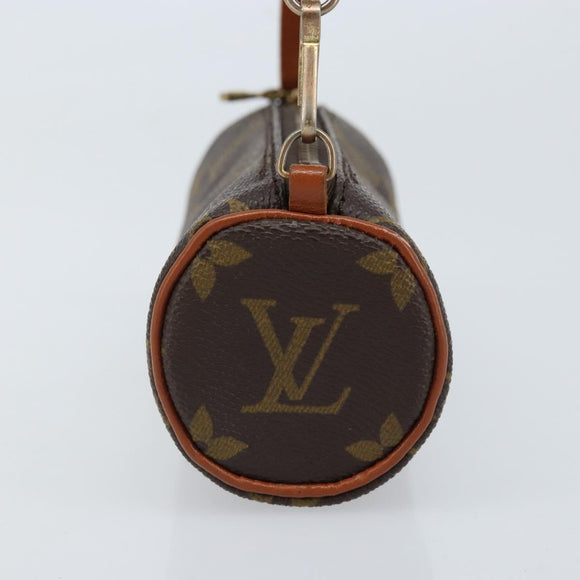 LOUIS VUITTON Monogram Papillon Pouch LV Auth BA11008