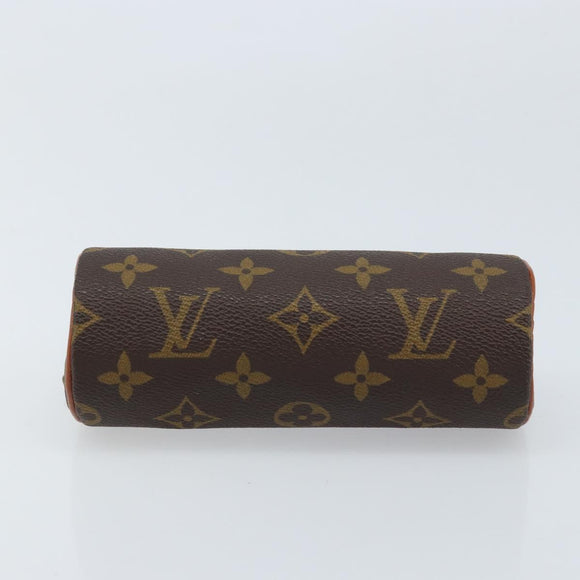 LOUIS VUITTON Monogram Papillon Pouch LV Auth BA11008