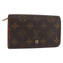 LOUIS VUITTON Monogram Porte Monnaie Billets Tresor Wallet M61730 Auth BA11009-1