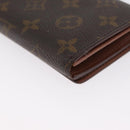 LOUIS VUITTON Monogram Porte Monnaie Billets Tresor Wallet M61730 Auth BA11009-16
