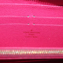 LOUIS VUITTON Multicolor Zippy Wallet Long Wallet Black M60243 LV Auth BA11010-10
