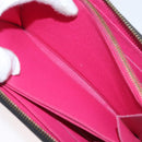 LOUIS VUITTON Multicolor Zippy Wallet Long Wallet Black M60243 LV Auth BA11010-19