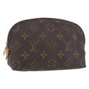 LOUIS VUITTON Monogram Pochette Cosmetic PM Pouch M43998 LV Auth BA11013-1