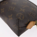 LOUIS VUITTON Monogram Pochette Cosmetic PM Pouch M43998 LV Auth BA11013-16