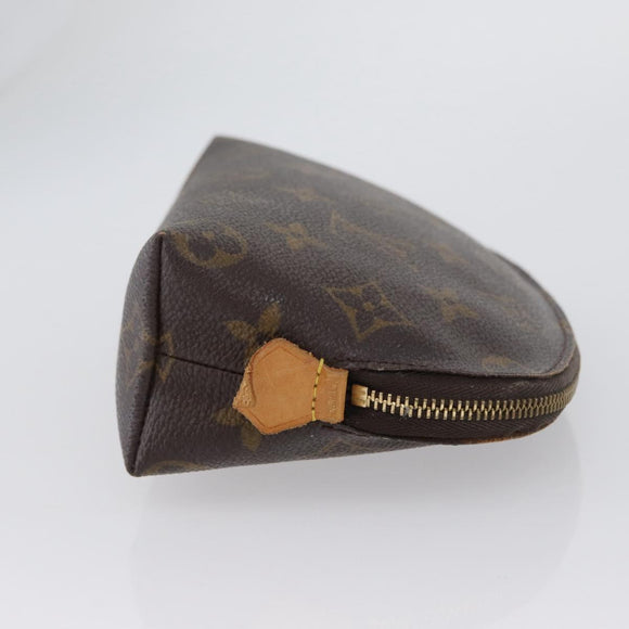 LOUIS VUITTON Monogram Pochette Cosmetic PM Pouch M43998 LV Auth BA11013