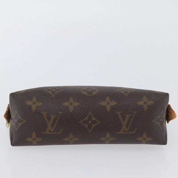 LOUIS VUITTON Monogram Pochette Cosmetic PM Pouch M43998 LV Auth BA11013