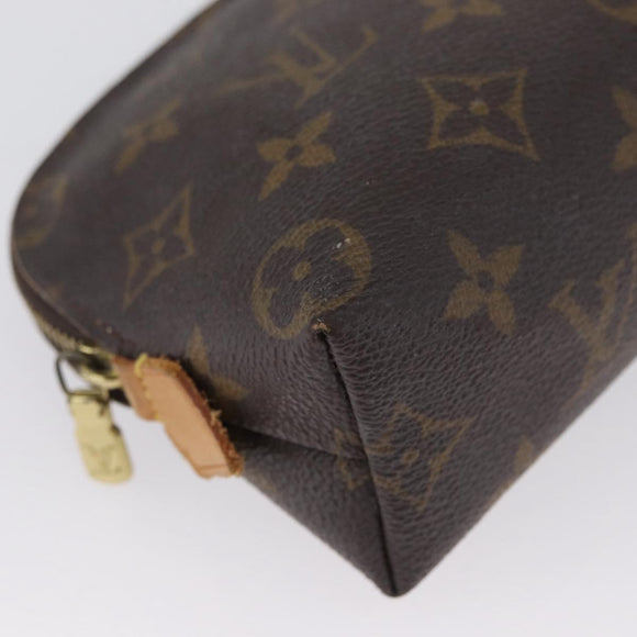 LOUIS VUITTON Monogram Pochette Cosmetic PM Pouch M43998 LV Auth BA11013