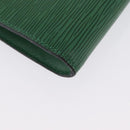 LOUIS VUITTON Epi Pochette Accessoires Accessory Pouch Green M52984 Auth BA11015-14
