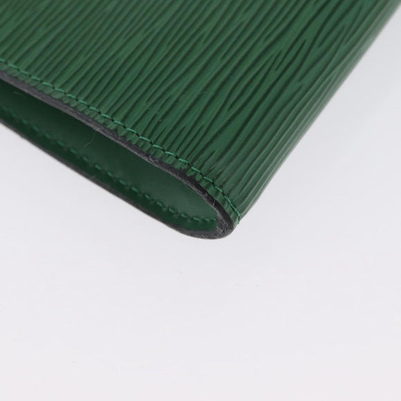 LOUIS VUITTON Epi Pochette Accessoires Accessory Pouch Green M52984 Auth BA11015