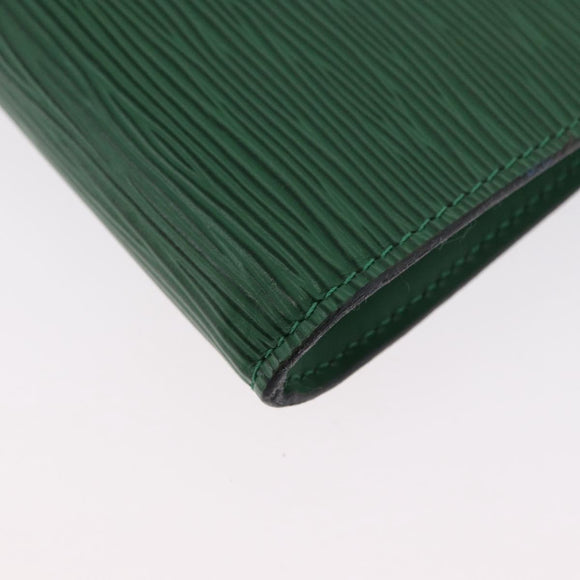 LOUIS VUITTON Epi Pochette Accessoires Accessory Pouch Green M52984 Auth BA11015