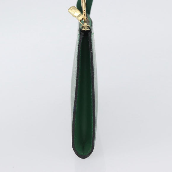 LOUIS VUITTON Epi Pochette Accessoires Accessory Pouch Green M52984 Auth BA11015