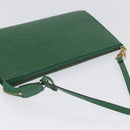 LOUIS VUITTON Epi Pochette Accessoires Accessory Pouch Green M52984 Auth BA11015-6