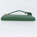LOUIS VUITTON Epi Pochette Accessoires Accessory Pouch Green M52984 Auth BA11015-5