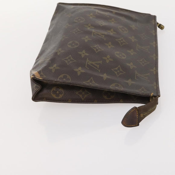LOUIS VUITTON Monogram Poche Toilette 26 Pouch 2 Set M47542 LV Auth BA11016