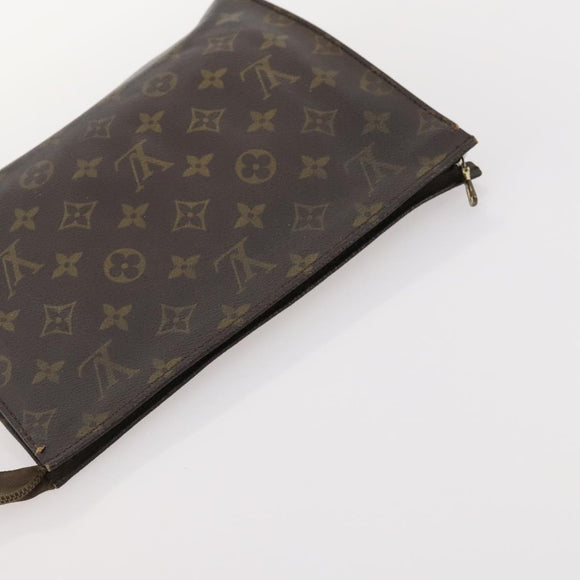 LOUIS VUITTON Monogram Poche Toilette 26 Pouch 2 Set M47542 LV Auth BA11016