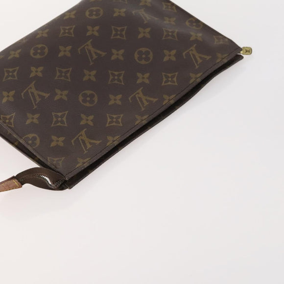 LOUIS VUITTON Monogram Poche Toilette 26 Pouch 2 Set M47542 LV Auth BA11016