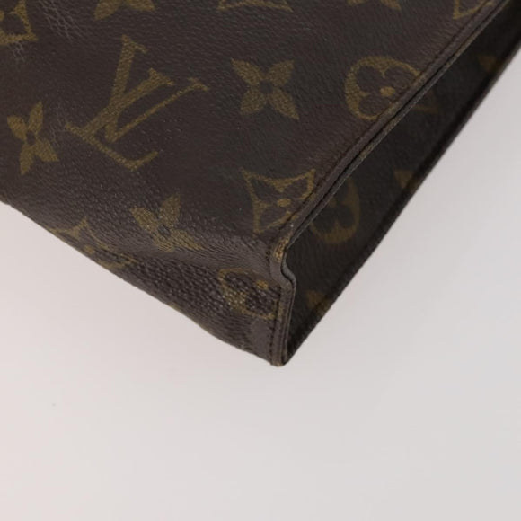 LOUIS VUITTON Monogram Poche Toilette 26 Pouch 2 Set M47542 LV Auth BA11016