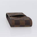 LOUIS VUITTON Damier Ebene Etui Cigarette Case N63024 LV Auth BA11017-5