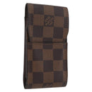 LOUIS VUITTON Damier Ebene Etui Cigarette Case N63024 LV Auth BA11018-1