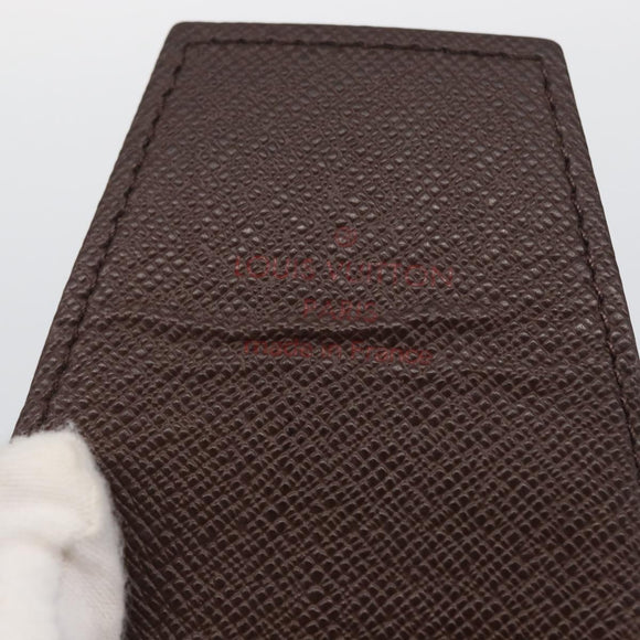 LOUIS VUITTON Damier Ebene Etui Cigarette Case N63024 LV Auth BA11018