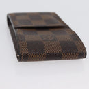 LOUIS VUITTON Damier Ebene Etui Cigarette Case N63024 LV Auth BA11018-6