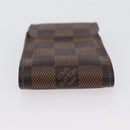 LOUIS VUITTON Damier Ebene Etui Cigarette Case N63024 LV Auth BA11018-7