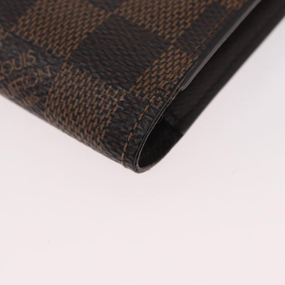 LOUIS VUITTON Damier Ebene Etui Cigarette Case N63024 LV Auth BA11018