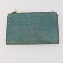 Miu Miu Wallet Leather 2 Set Brown Green Auth BA11023-11