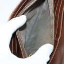 Miu Miu Wallet Leather 2 Set Brown Green Auth BA11023-9