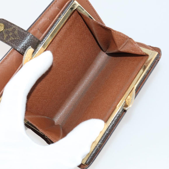 LOUIS VUITTON Monogram Wallet 4 Set LV Auth BA11024