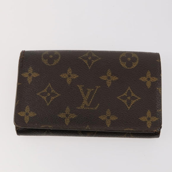 LOUIS VUITTON Monogram Wallet 4 Set LV Auth BA11024