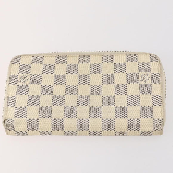 LOUIS VUITTON Monogram Damier Azur Portemonnee 4 Set LV Auth BA11025